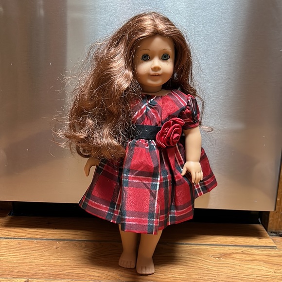 American Girl Other - American Girl Doll 18” Saige Auburn Hair and Blue Eyes